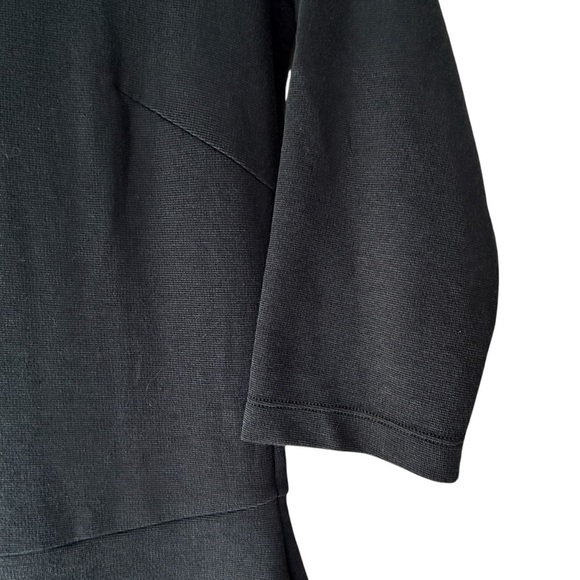 TOAD & CO | NWOT BLACK NIXI DRESS 3/4 SLEEVE ZIPPER POCKET | SIZE: EXTRA SMALL - Picture 4 of 9